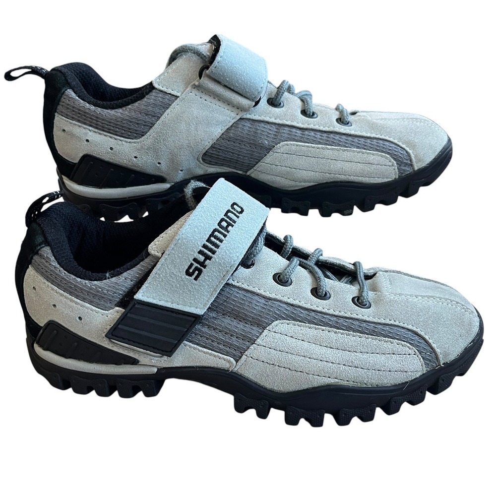 Shimano SH-MT40WL Mountain Bike Shoes Gray Black SPD Clipless EU 41 Men8 Women9